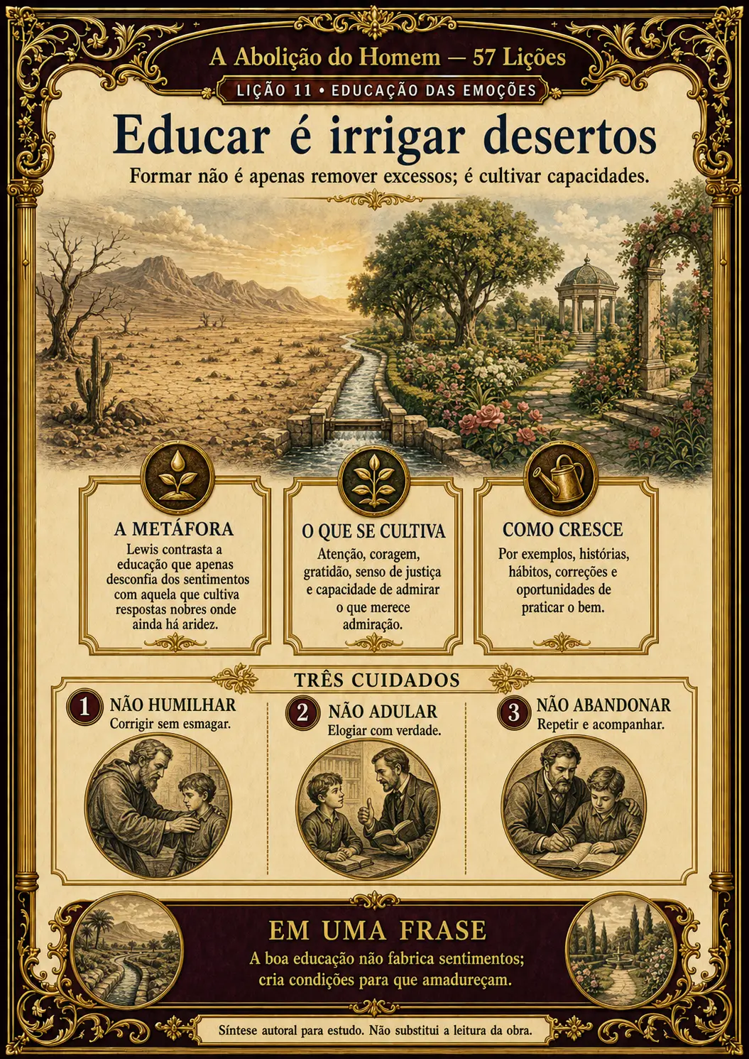 Prévia da Lição 11 — Educar é irrigar desertos