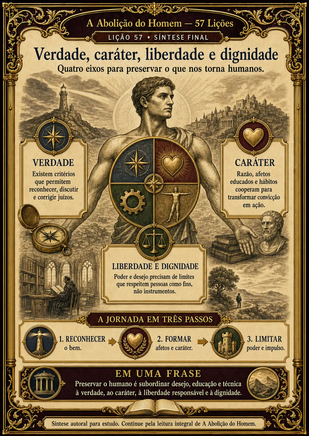 Prévia da Lição 57 — Verdade, caráter, liberdade e dignidade